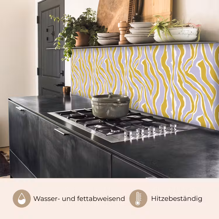Zebra - Modern - Meerkleurig keuken achterwand 2 middel 871 -usp_DE
