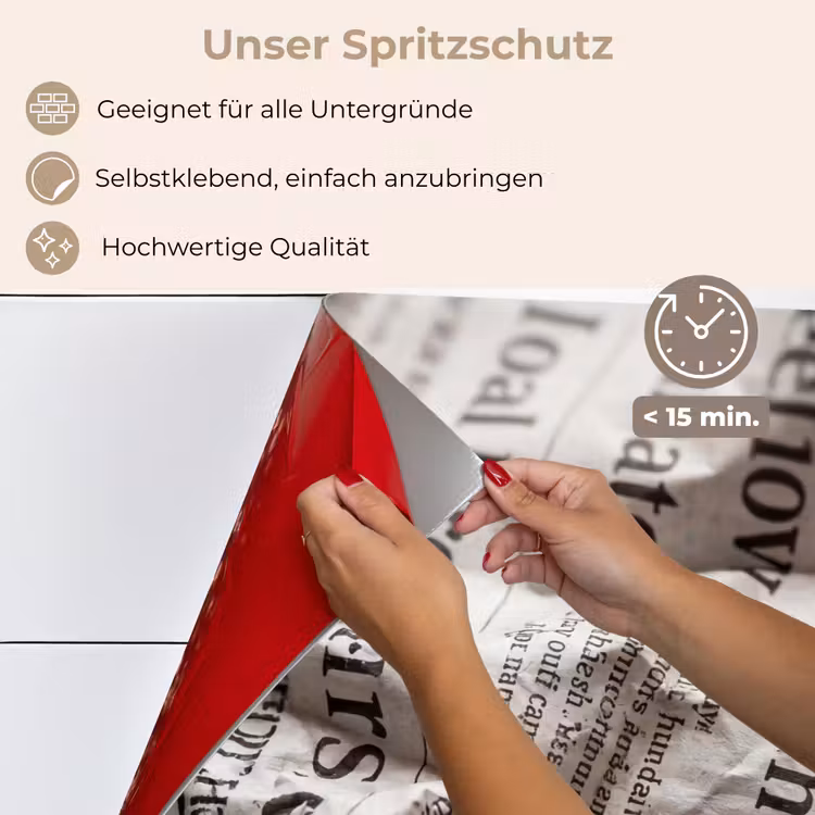 Krant - Gekreukeld - Textuur - Vintage - Zwart-wit keuken achterwand spatscherm klein -spatscherm_DE