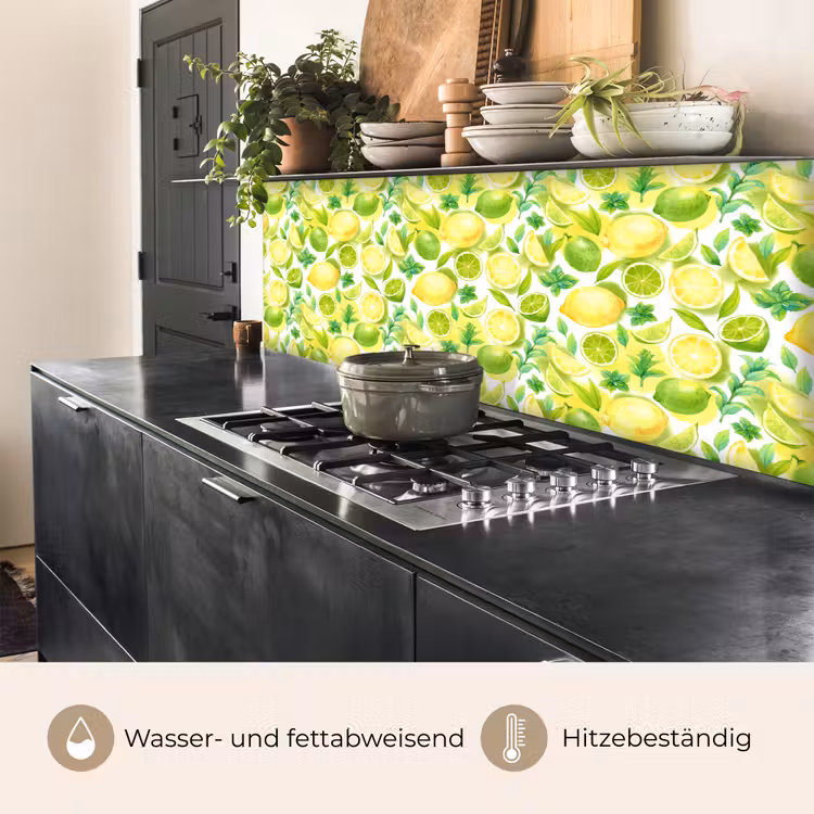 Citroen - Geel - Limoen - Groen keuken achterwand 2 middel 871 -usp_DE