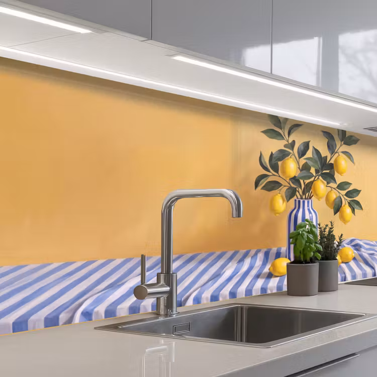 Küchenrückwand - Zitrone – Stillleben – Modern - Citroen - Stilleven - Modern keuken achterwand 2 middel