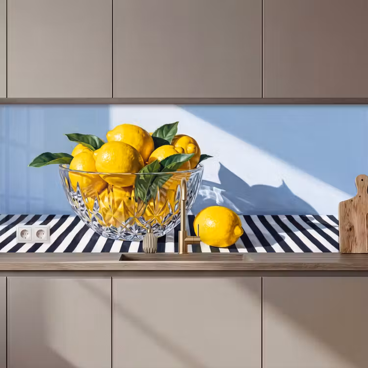 Küchenrückwand - Zitronen – Obst – Gelb - Citroenen - Fruit - Geel keuken achterwand 2 middel zz_3dshopping
