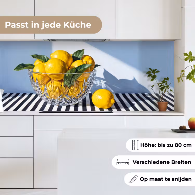 Küchenrückwand - Zitronen – Obst – Gelb - Citroenen - Fruit - Geel keuken achterwand 2 middel