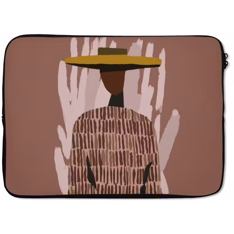 Abstract - Figuur - Illustratie - Hoed laptophoes neopreen klein -zkaufland3dotto