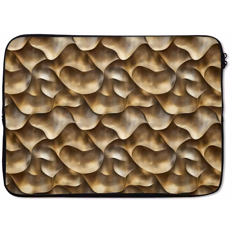 Abstract - Antiek - Goud laptophoes neopreen klein 279 -zkaufland3dotto