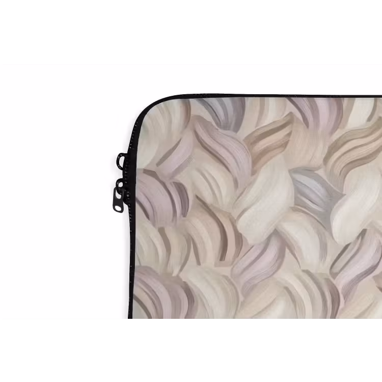 Abstract - Golvend - Pastel laptophoes neopreen klein 279 -detail