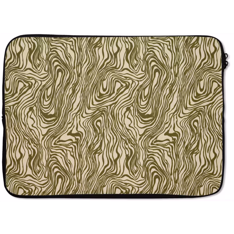 Abstract - Marmer - Groen laptophoes neopreen klein 279 -zkaufland3dotto
