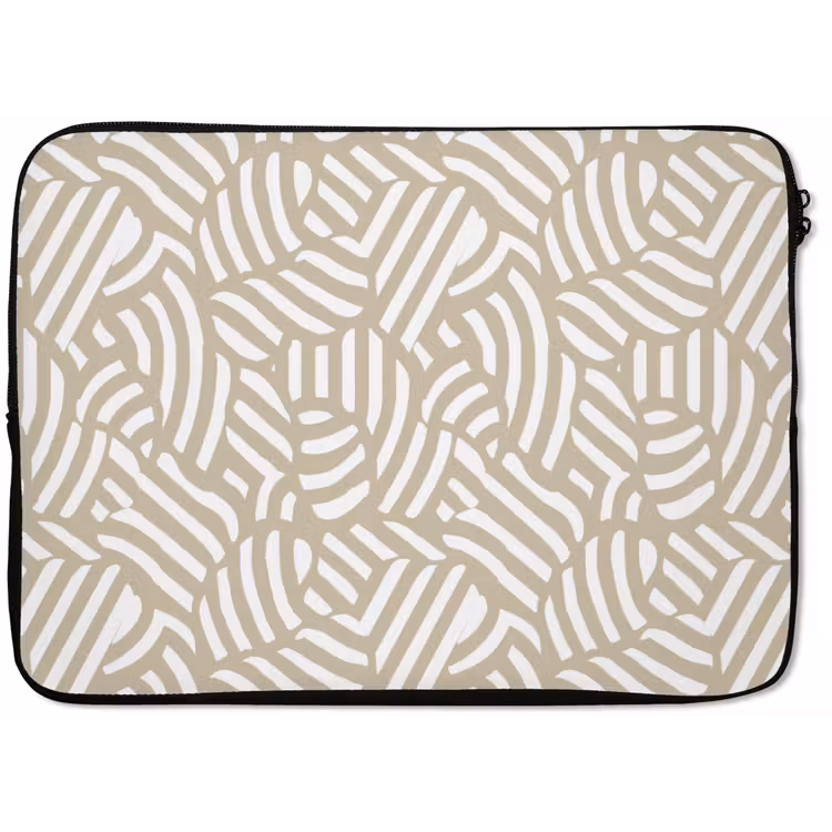 Abstract - Modern - Beige laptophoes neopreen klein 279 -zkaufland3dotto