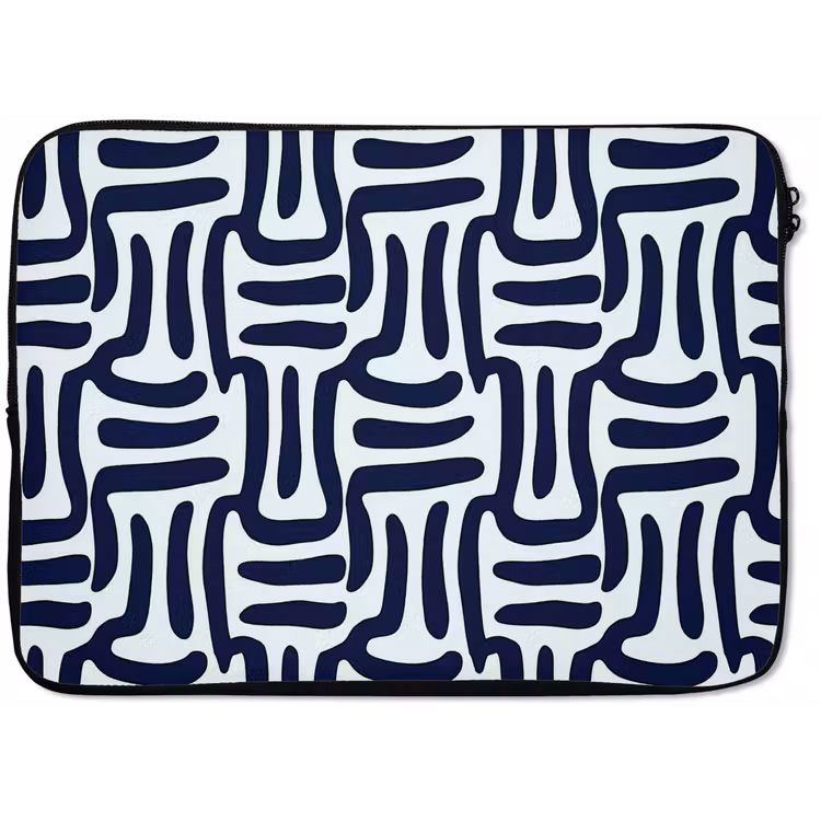 Abstract - Modern - Blauw laptophoes neopreen klein 279 -zkaufland3dotto