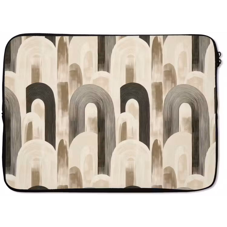 Abstract - Patroon - Bogen laptophoes neopreen klein 279 -zkaufland3dotto