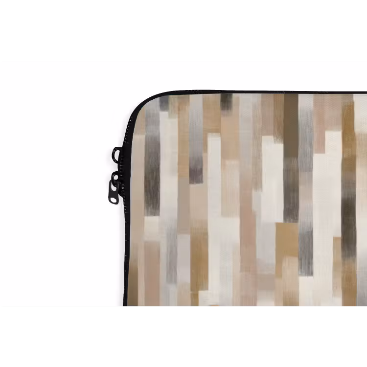 Abstract - Patroon - Kwaststreken laptophoes neopreen klein 279 -detail