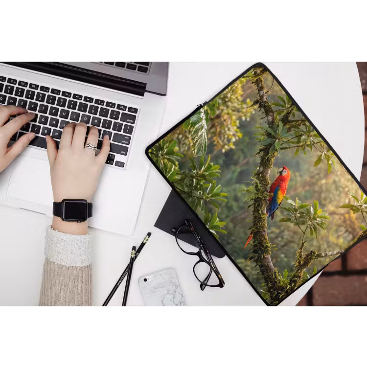Ara - Jungle - Rood laptophoes neopreen klein -bureau