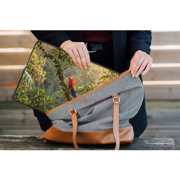 Ara - Jungle - Rood laptophoes neopreen klein -tas