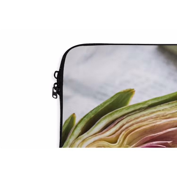 Laptop hülle - Artischocke – aufgeschnitten – Essen - Artisjok - Doorgesneden - Eten laptophoes neopreen klein