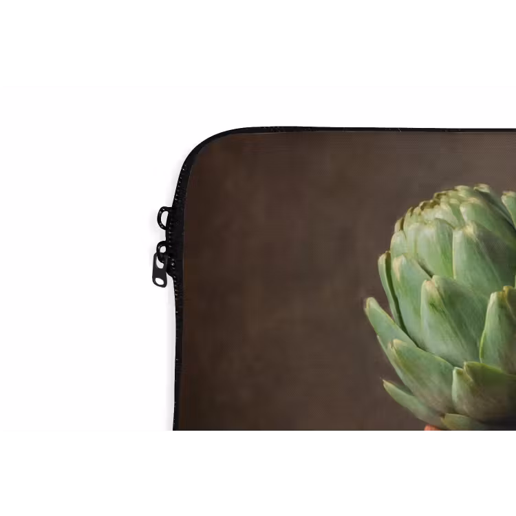 Laptop hülle - Artischocken – Oliven – Essen - Artisjokken - Olijven - Eten laptophoes neopreen klein