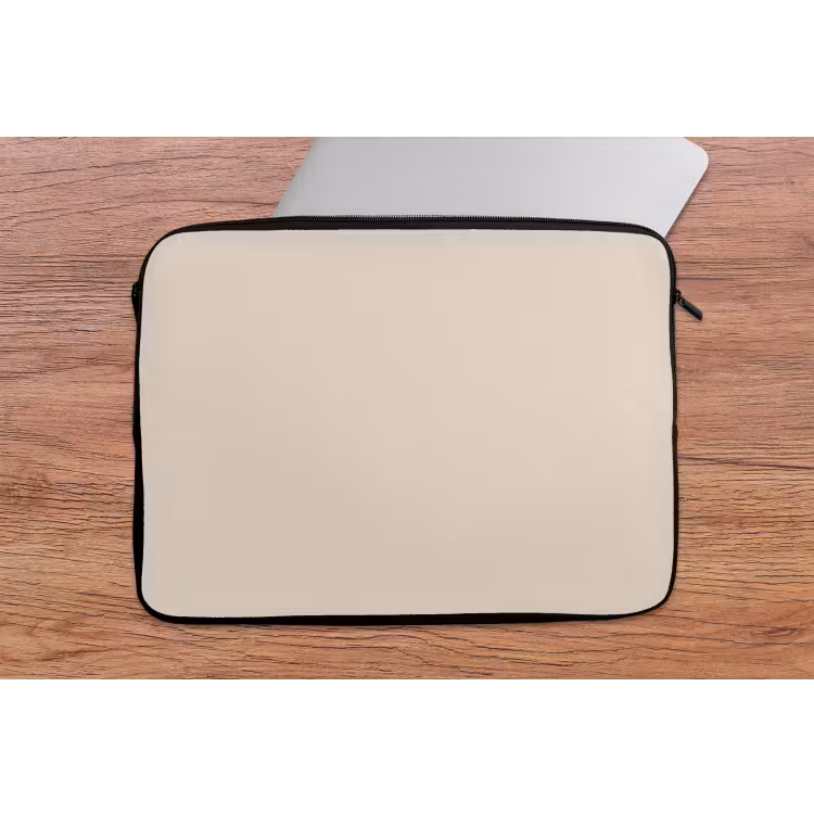 Licht - Beige - Kleuren - Kleur - Effen laptophoes neopreen klein 279 -tafel