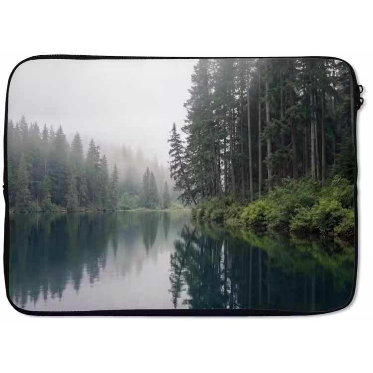 Bergen - Meer - Bos laptophoes neopreen klein -zkaufland3dotto