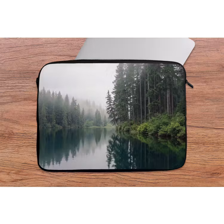 Bergen - Meer - Bos laptophoes neopreen klein -tafel