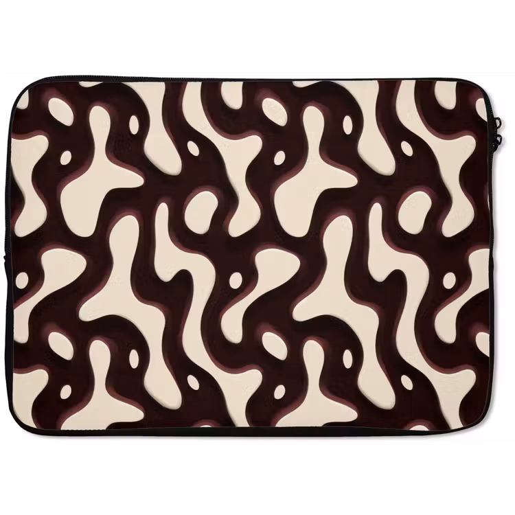 Organisch - Krachtig - Bruin laptophoes neopreen klein 279 -zkaufland3dotto