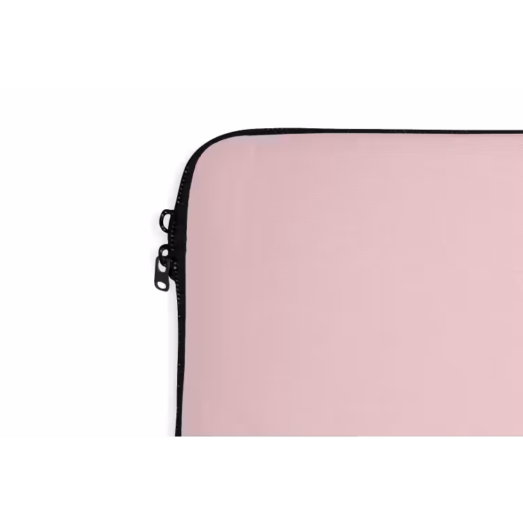 Bisou - Roze - Schaduw laptophoes neopreen klein -detail