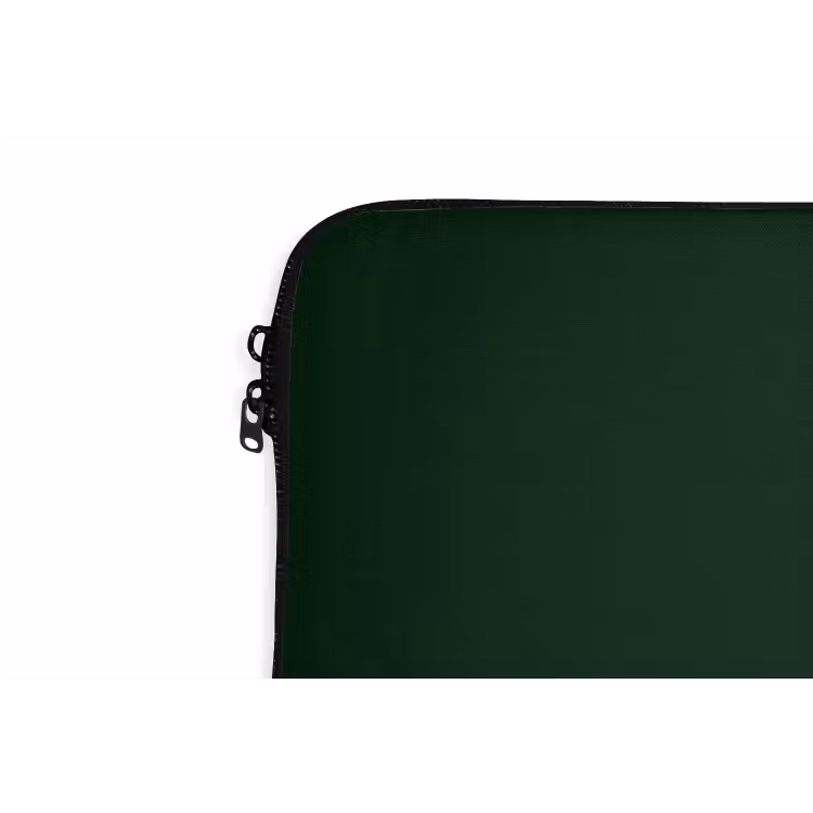 BLAH BLAH BLAH - Mond - Groen laptophoes neopreen klein -detail