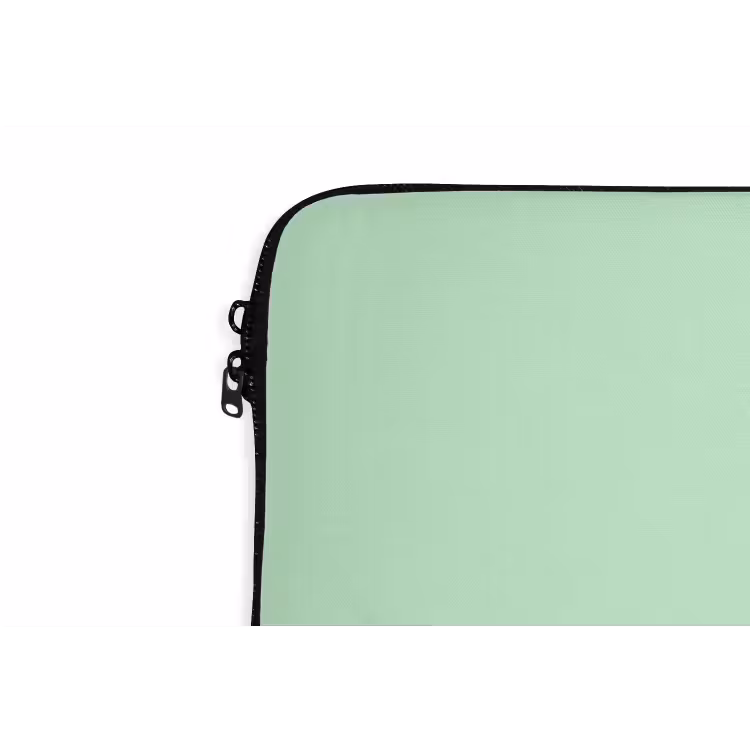 Pale - Mint - Groen laptophoes neopreen klein 279 -detail
