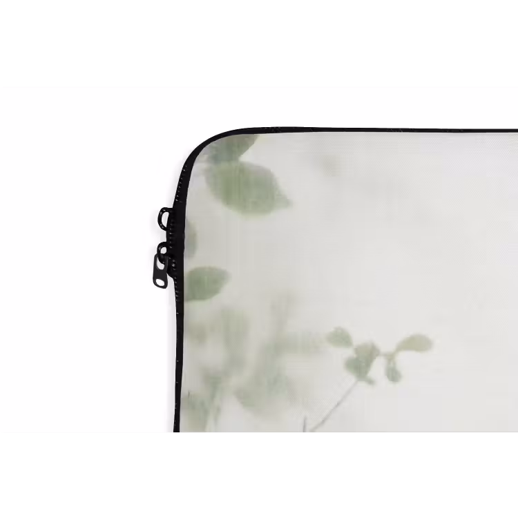 Blad - Schaduw - Natuur - Abstract - Groen laptophoes neopreen klein -detail