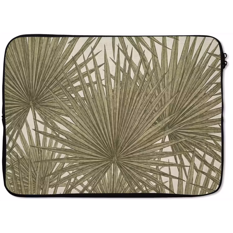 Blad - Tropisch - Patroon - Natuur - Groen laptophoes neopreen klein -zkaufland3dotto