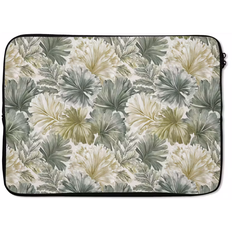 Bladeren - Botanisch - Groen laptophoes neopreen klein 279 -zkaufland3dotto