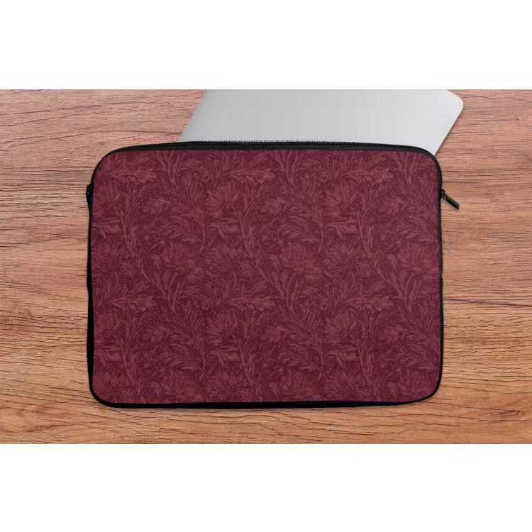 Bladeren - Patroon - Paars laptophoes neopreen klein 279 -tafel