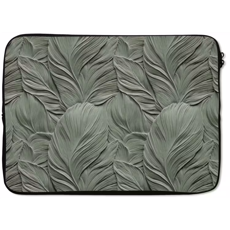 Bladeren - Textuur - Groen laptophoes neopreen klein 279 -zkaufland3dotto