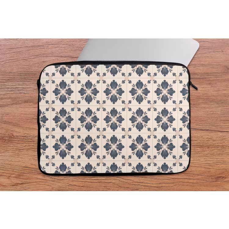 Bladvorm - Klassiek - Kleurrijk laptophoes neopreen klein 279 -tafel