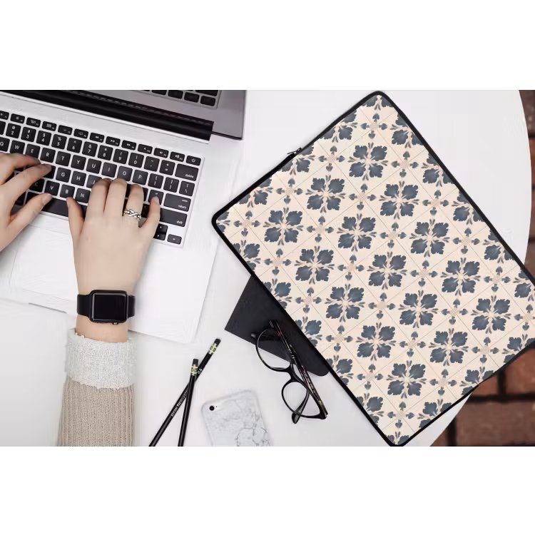 Bladvorm - Klassiek - Kleurrijk laptophoes neopreen klein 279 -bureau