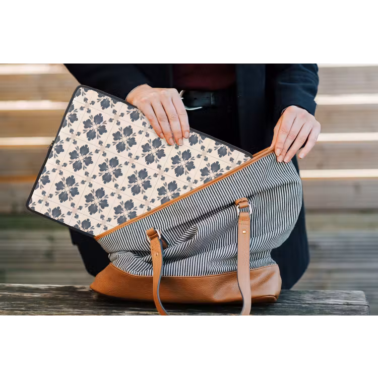 Bladvorm - Klassiek - Kleurrijk laptophoes neopreen klein 279 -tas