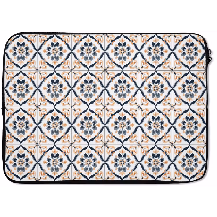 Bladvorm - Patroon - Kleurrijk laptophoes neopreen klein 279 -zkaufland3dotto