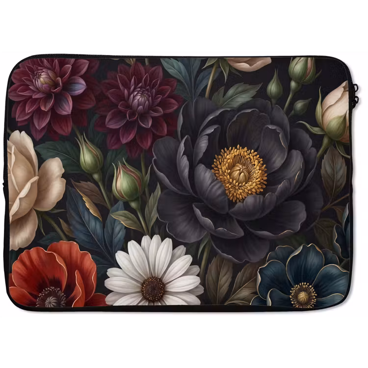 Bloemen - Boeket - Natuur - Klassiek - Weelderig laptophoes neopreen klein -zkaufland3dotto