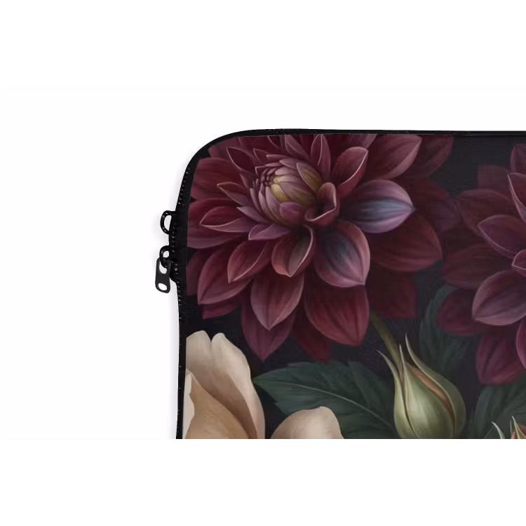 Bloemen - Boeket - Natuur - Klassiek - Weelderig laptophoes neopreen klein -detail