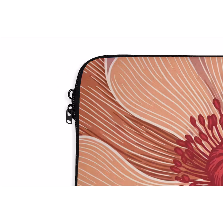 Laptop hülle - Blumen – Modern – Abstrakt - Bloemen - Modern - Abstract laptophoes neopreen klein