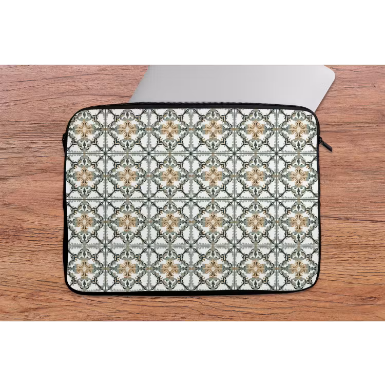 Floraal - Verweerd - Keurrijk laptophoes neopreen klein 279 -tafel