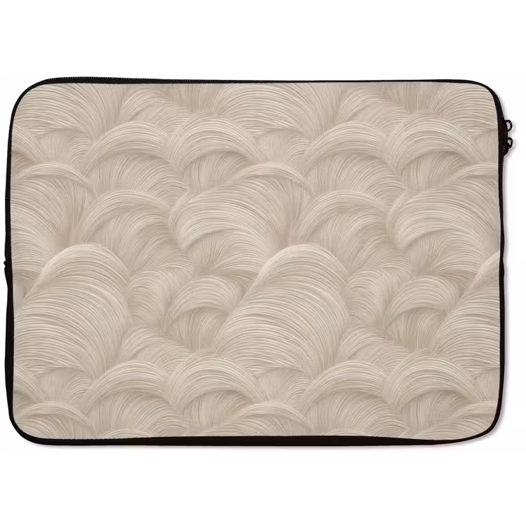 Bogen - Patroon - Beige laptophoes neopreen klein 279 -zkaufland3dotto