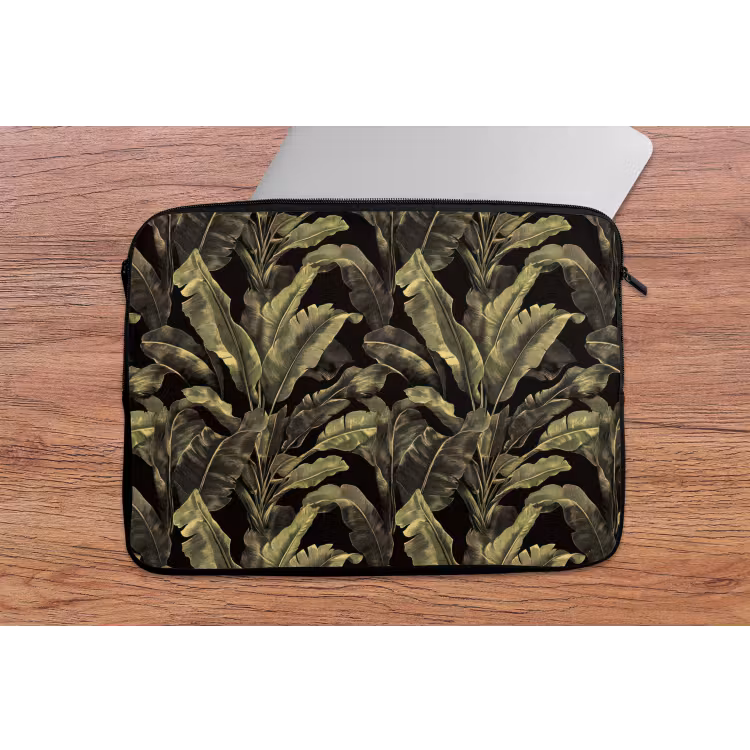 Botanisch - Bladeren - Groen laptophoes neopreen klein 279 -tafel
