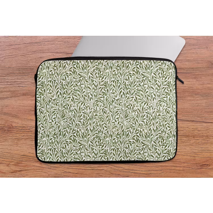 Botanisch - Takken - Groen laptophoes neopreen klein 279 -tafel