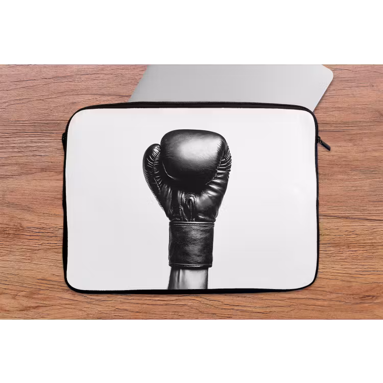 Bokshandschoen - Zwart - Hand laptophoes neopreen klein -tafel
