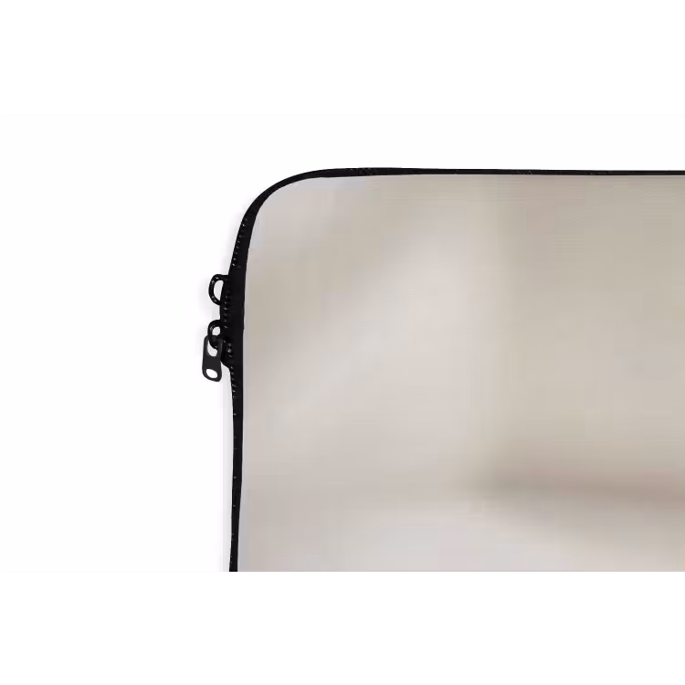 Cappuccino - Schuim - Schotel - Beige laptophoes neopreen klein -detail