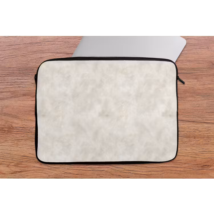 Crèmebeige - Marmer - Aders laptophoes neopreen klein 279 -tafel