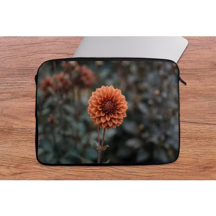 Dahlia - Bloem - Natuur - Sfeervol laptophoes neopreen klein -tafel