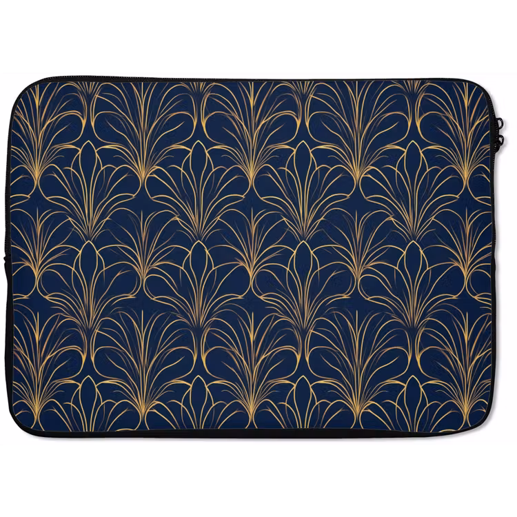 Deco - Waaier - Blauw laptophoes neopreen klein 279 -zkaufland3dotto