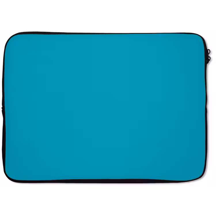 Deep - Turquoise - Turkoois laptophoes neopreen klein 279 -zkaufland3dotto