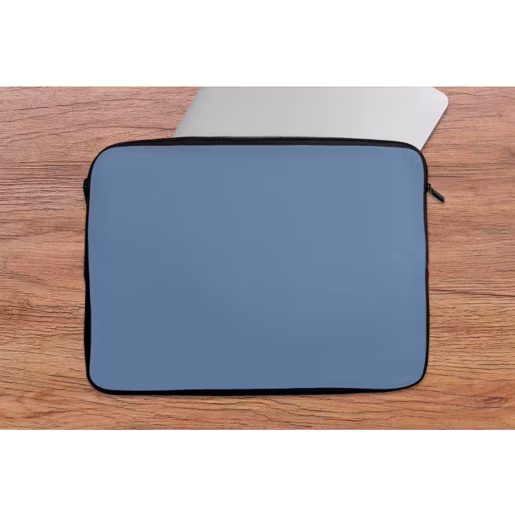 Denim - Breeze - Blauw laptophoes neopreen klein 279 -tafel