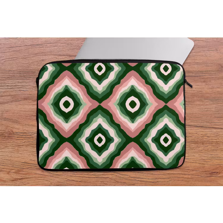 Ontwerp - Organisch - Kleurrijk laptophoes neopreen klein 279 -tafel