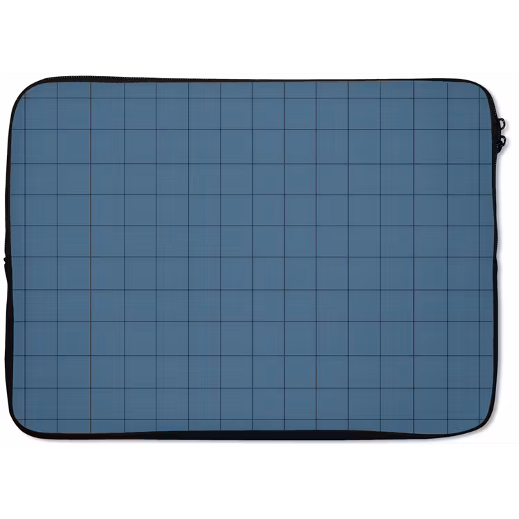 Ruiten - Geometrisch - Blauw laptophoes neopreen klein 279 -zkaufland3dotto